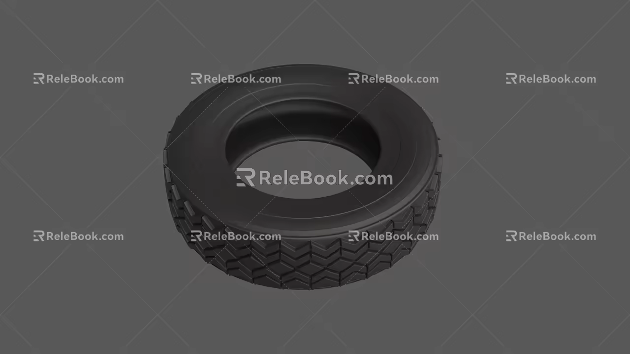 Tire machinery parts game design technology parts components auto parts components 3d model