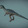 Realistic 3D Dinosaur Model With Open Mouth And Detailed Skin Texture