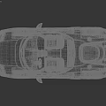 Red Sports Car Design With Black Stripes And Wheels Displayed In Multiple Views