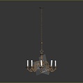 Chandelier Ceiling Lamp Living Room Chandelier Iron Chandelier Lighting Lamps Lighting Fixtures Furniture Furniture 3d model