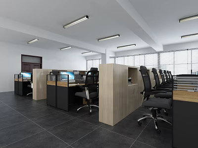 modern public office area office 3d model modern public office area office 3d model