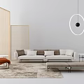 Modern Combination Sofa Sofa Combination 3d model