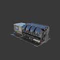 Industrial Heavy Duty Equipment Featuring Multiple Cylinders Control Panel And Steel Base Frame