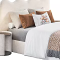 Stylish Double Bed Designs With Upholstered Headboards Quilted Bedspreads And Decorative Pillows