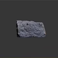 Natural Gray Wood Stone With Rough Surface And Unique Natural Texture Patterns 3d model
