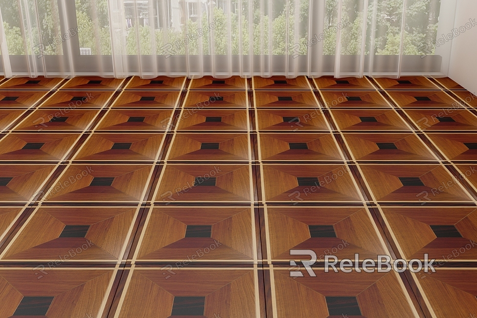 parquet wood floor model