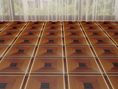 parquet wood floor model