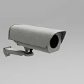 Projection Monitoring Outdoor Surveillance Camera With Security Metal Bracket Gray Housing And Lens