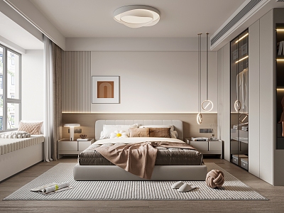 Modern Bedroom Home Bedroom 3d model