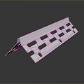 Heavy Duty Metal Hardware Tool Bracket With Multiple Holes For Fixing Support