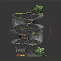 Modern Architecture Science Fiction Architecture Future City Future Architecture 3d model
