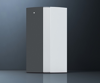 Modern refrigerator 3d model