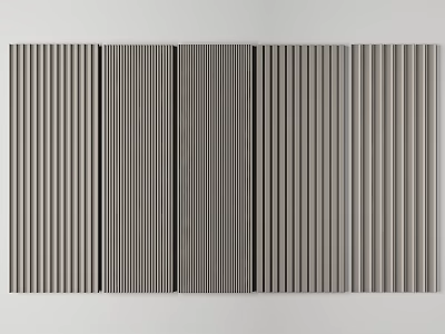 Modern wall plate, wall plate, grille plate, great wall plate, wave plate 3d model