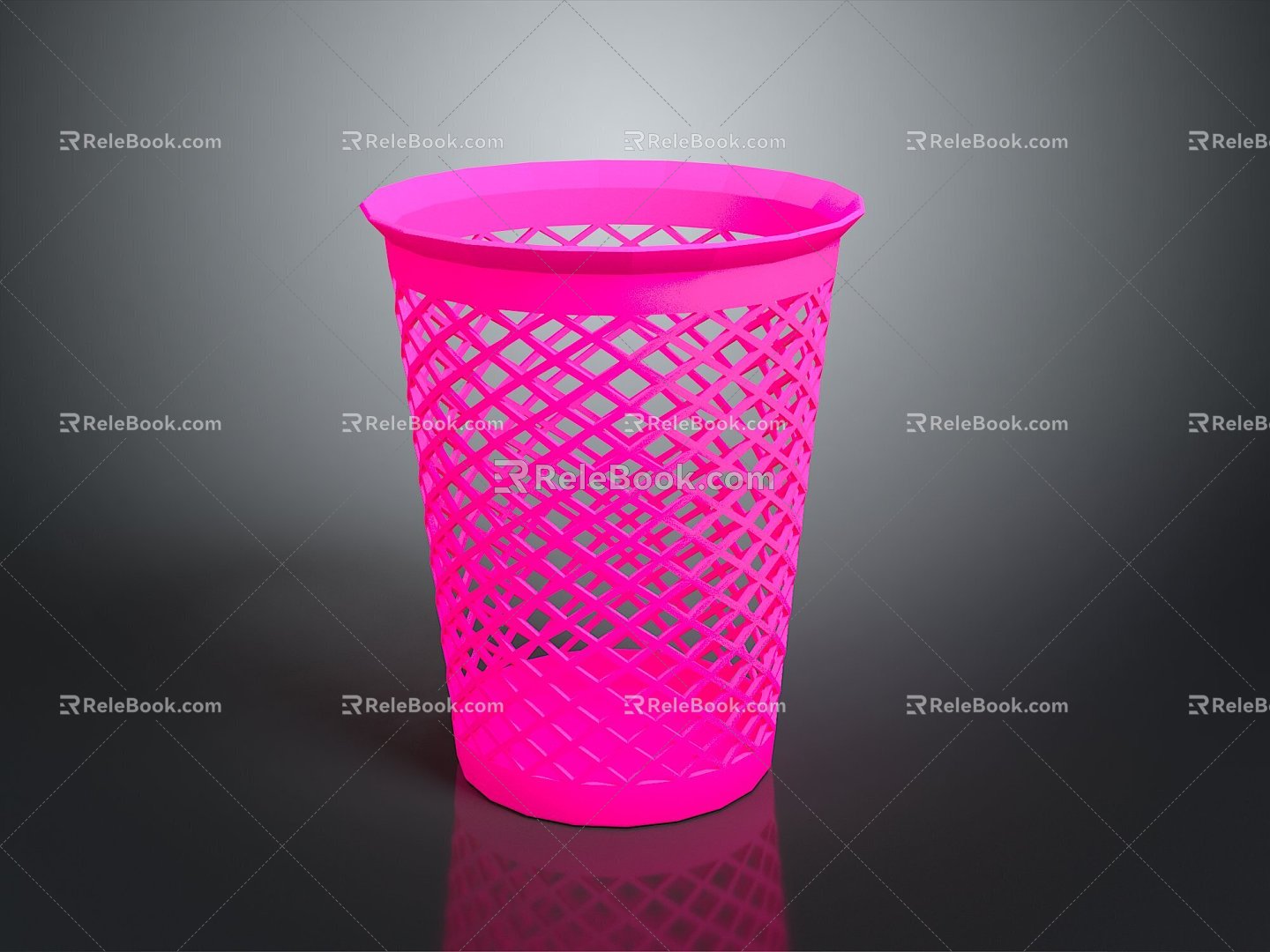 plastic basket plastic basket plastic basket realistic 3d model