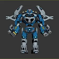 Modern Robot Mech Warrior Mech Soldier Machine Battlearm Mechanical Battlearm 3d model