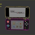 New Nintendo 2DS XL Handheld Gaming Console With Open Design And Colorful App Icons