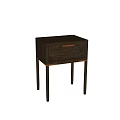 Bedside table minotti poliform bedside table 3d model
