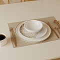 Modern Western Tableware Coffee 3d model