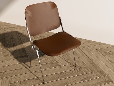 Modern Leather Metal Chair model