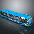 Bus Large Bus CMB Medium Van Large Van Bus School Bus Van Box Car 3d model
