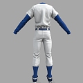 Realistic Clothes Men's Baseball Suit and Shoes Realistic Clothes Men's Baseball Suit and Shoes Sportswear Sportswear suit Ball Suit 3d model