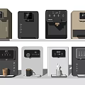 Modern Water Dispensers With Different Colors Designs And Digital Screens For Home Use
