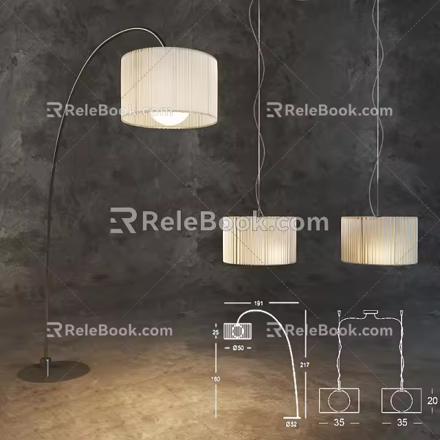 Lamp combination 3d model