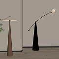 Floor lamp combination 3d model