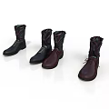 Stylish Lace Up Boots In Various Colors For Daily Life Items