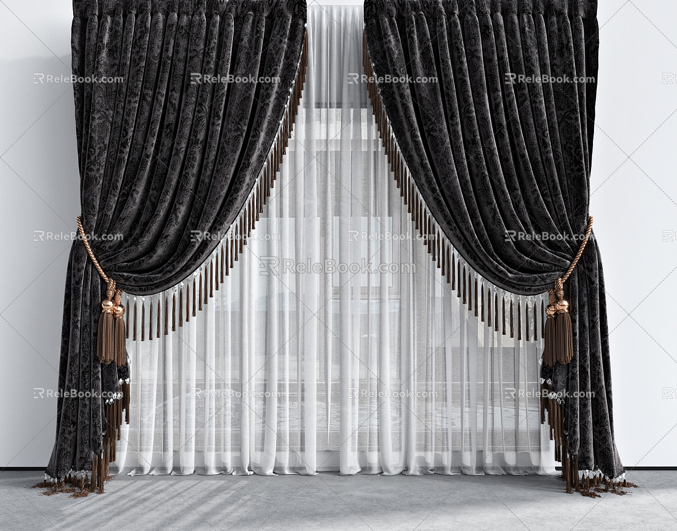 Jane's Curtain 3d model