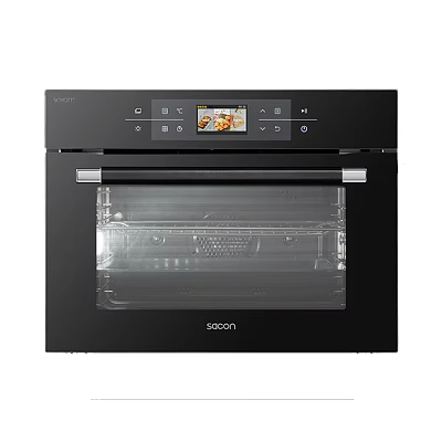 Modern Built in Electric Oven With Digital Display Control And Glass Door Design 3d model