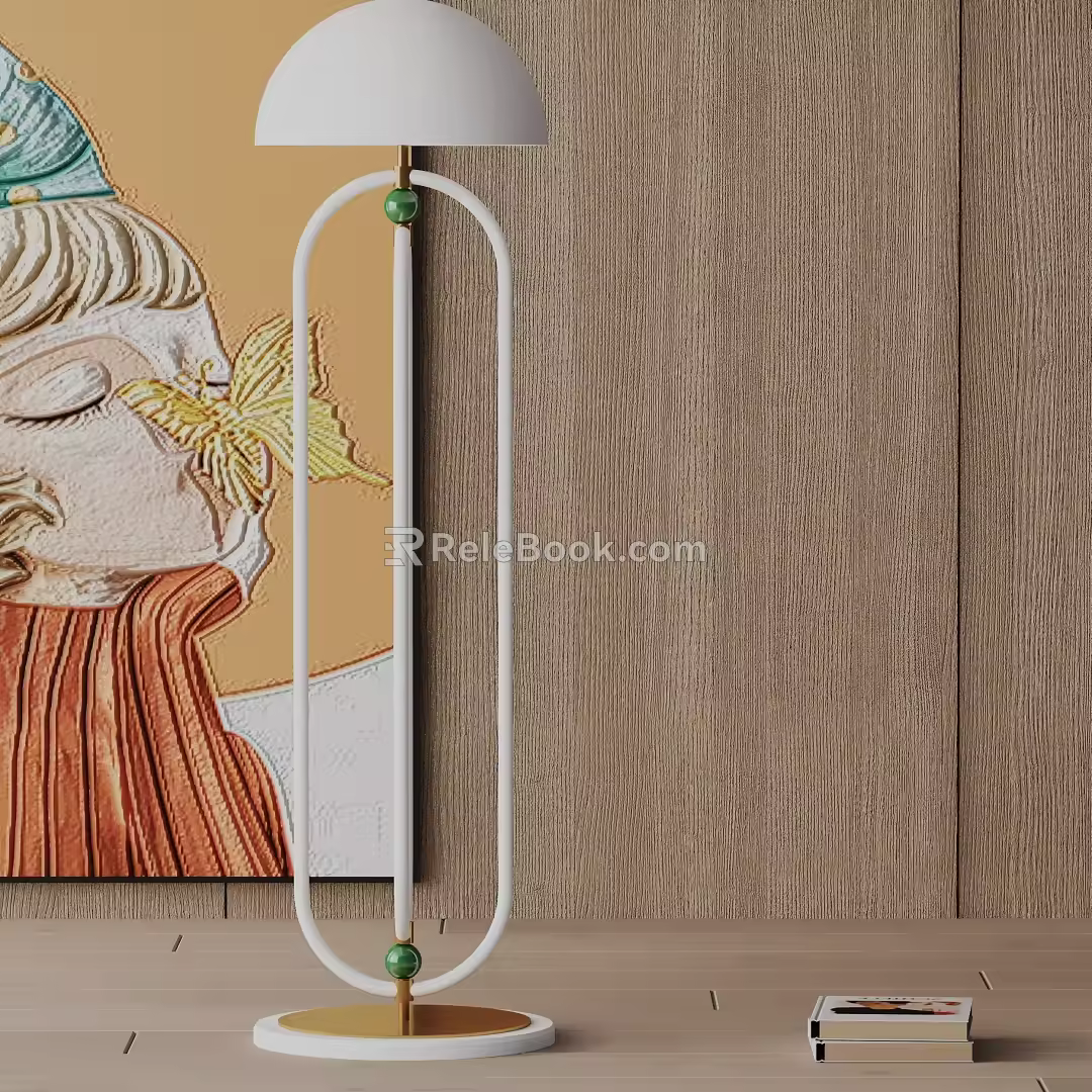 Modern floor lamp 3d model