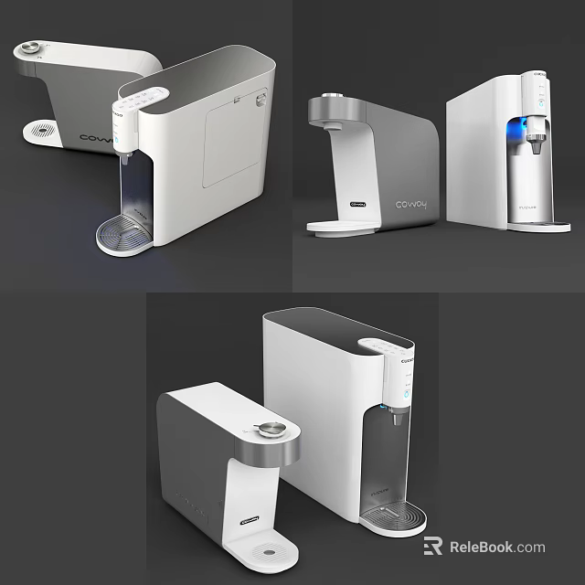 Modern Household Water Dispensers with Different Styles And Sleek Designs for Home Use 3d model 