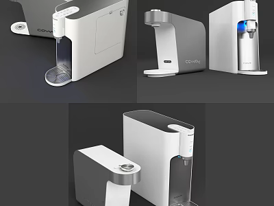 Modern Household Water Dispensers with Different Styles And Sleek Designs for Home Use 3d model