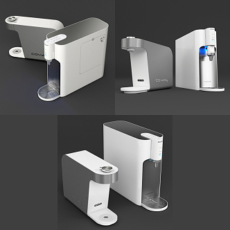 Modern water dispenser water dispenser combination 3d model