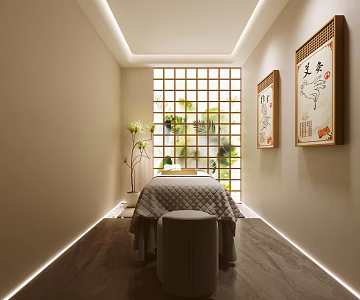 Beauty SPA Beauty Salon Head Treatment Room Health Hall 3d model