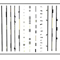 Track Spotlights Embedded Magnetic Lights Linear Lights Steering Spotlights 3d model