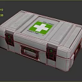 White First Aid Kit Pro With Green Cross Symbol And Durable Storage Case