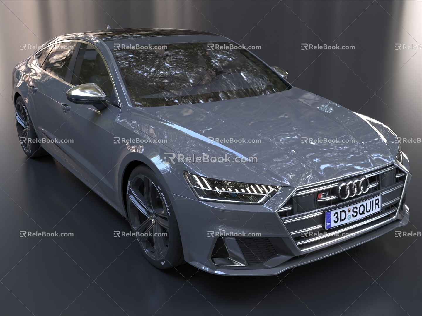 Audi S7 hatchback version Audi car Audi sedan 3d model