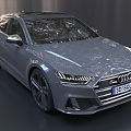 Audi S7 hatchback version Audi car Audi sedan 3d model