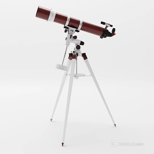 High Quality Commercial Telescope Equipment with Stable Adjustable Tripod Stand for Professional Use 3d model 