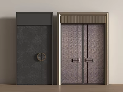 Modern Other Door Light Luxury Door Double Door Mother Door Swing Door sliding Door 3d model
