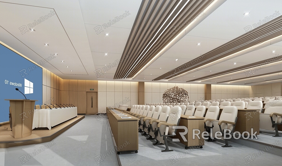 Report hall Multi-function hall Training room Conference room model