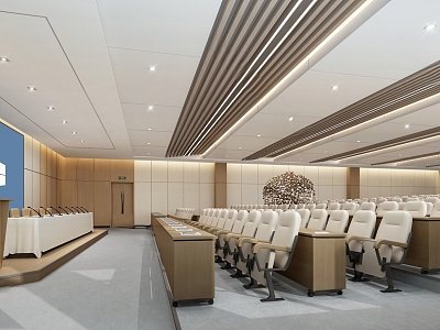 Report hall Multi-function hall Training room Conference room model