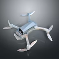 Advanced Modern Drone With Multiple Propellers And Camera Mount Design 3d model