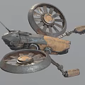 Attack UAV Armed UAV Unmanned Aerial Vehicle Military UAV Future High-tech Low Face Number Low Model Simple Model Game Film and Television Level 3d model
