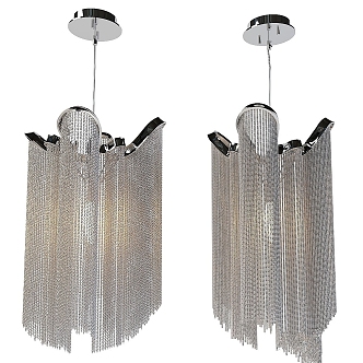 Modern chandelier favorite terzani stream Multivello chainomatic 3d model