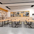 Plaster image of art classroom 3d model