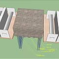 Structural Building Components With Precast Concrete Panels And Steel Supports