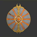 Medieval Shield Ancient Shield Defensive Weapon Ancient Shield Iron Shield Protective Shield Wooden Shield 3d model